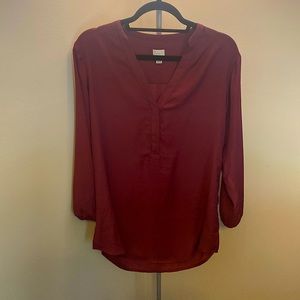 Burgundy Blouse